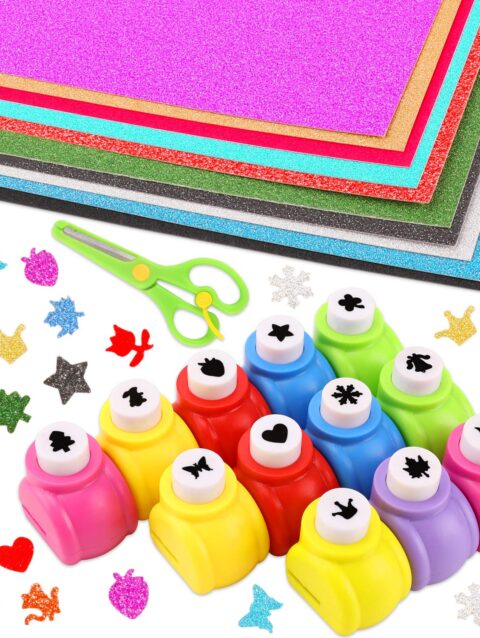 DIY Craft Kit (Paper, Glitter, Stickers & Tools)