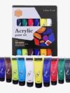 Professional Acrylic Paint Set (12 Colors)